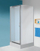 Mur anësor dushi SANPLAST TX SS0/TX5b-80-S, 80x190 cm, xham sigurie transparent, kornizë e bardhë