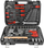 Set çelësash me tapa dhe bit, 1/4" 1/2", 77 copa, 4–32 mm