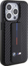 Kapak telefoni BMW M Series BMHCP15LGSPCCK, për iPhone 15 Pro 6.1", Grip Stand, i zi