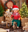 Rrobë kukulle BABY Born Christmas Outfit, për kukulla 43 cm, set festash, shumëngjyrësh