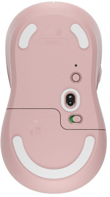 Maus Logitech Signature M650 L, pa tel, rozë