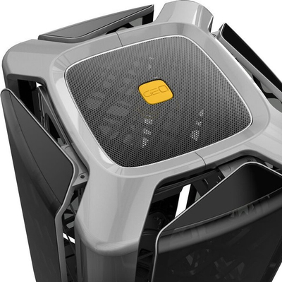 Куќиште за компјутер Geometric Future M2 The ARK, MATX Mini ITX, сиво стакло
