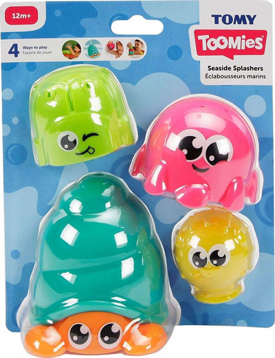 Set lodrash banjoje Tomy Toomies Seaside Splashers, 4 copë, shumëngjyrësh