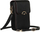 Çantë crossbody Peterson Small, lëkurë eko, me rrip që rregullohet, e zezë