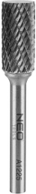 Freza cilindrike për metal NEO Tools HM Type A, diametër 12mm, shank 6mm