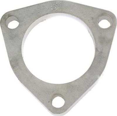 Flanxhë shkarkimi universale, lidhëse 51mm, 3 bulona, çelik inox