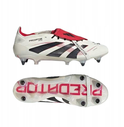 Këpucë futbolli adidas Predator Elite FT SG JQ7821, për fusha të buta, për burra, të bardha