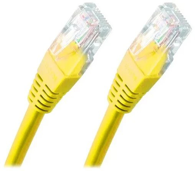 Kabllo rrjeti XtendLan Patch Cat6 UTP, 0.25m, RJ45, e verdhë