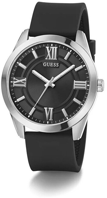 Orë dore për meshkuj GUESS Elliot GW0894G1, e zezë
