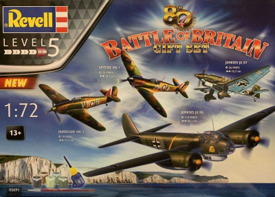 Set modelimi Revell Battle of Britain 80th Anniversary 05691, shkallë 1:72, niveli 5