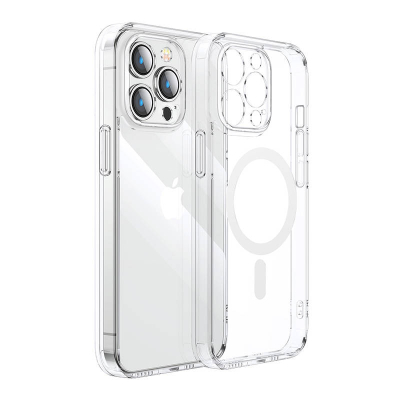 Mbrojtëse magnetike Joyroom 14D JR-14D5 për iPhone 14, transparente, kompatibile MagSafe