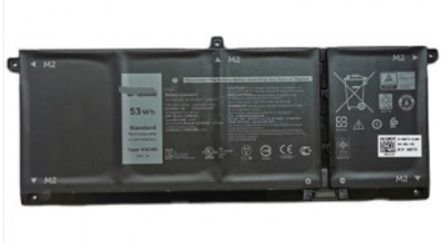 Bateri laptopi Dell Ery, 53Wh, 4 Cell, e zezë