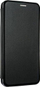 Kapak-portofol me kapak për telefon Xiaomi Redmi Note 9T Pro, pëlhurë, me kapëse magnetike, i zi