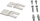 Set pjesë për lavatriçe Bosch WMZ 2200, 8 copë