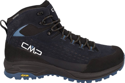 Këpucë malore CMP Vertyx Mid WP M 3Q17287-70UT, lëkurë dhe tekstil, taban gomë, blu e errët