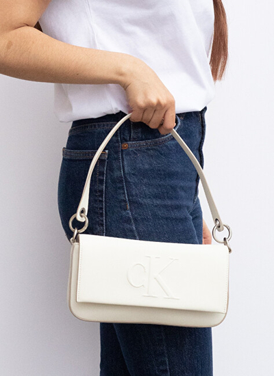 Çantë për femra Calvin Klein, e bardhë