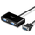 Ndarës video VGA UGREEN 40254, 1 me 2, kabllo 1m, i zi