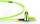 Kabllo optik Digitus FO Patch LC LC, OM5 MM, duplex 5m, jeshile