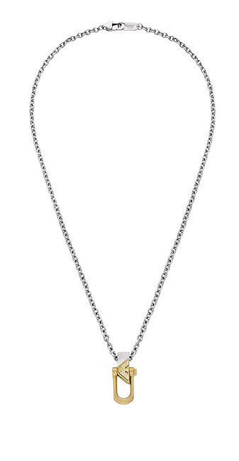 Qafore për meshkuj Emporio Armani, e argjendtë