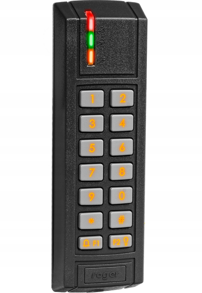 Lexues kartele MIFARE Roger PRT12MF-DES-G, tastier numerike, IP65, i zi
