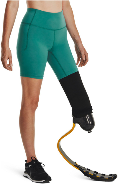 Спортски хеланки Under Armour Meridian Bike Shorts, за жени, зелени