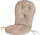 Перниче за столица со потпирач Виго, Оксфорд отпорен на вода, за надворешни простори, беж