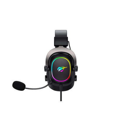Kufje gaming Havit H2002P, 7.1 virtual surround, me mikrofon, të zeza