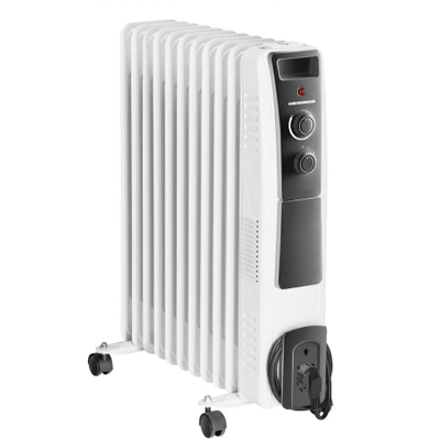 Radiator me vaj Heinner HOH-Y11WB, 2500W, 11 elemente, i bardhë