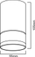Spot tavani Maclean MCE361 B, GU10, 55x105mm, i zi