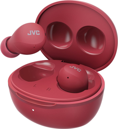 Kufje pa tela JVC HA-A6T, Bluetooth, bateri 23 orëshe, të kuqe