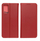 Kapak libri Smart Pro për Samsung S25 Plus, lëkurë, burgundy