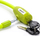 Bllokues biçiklete Meteor Blocker 31549, kabllo çeliku 4.5 mm, 65 cm, jeshil