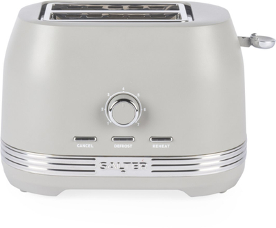 Toster Salter RISE, 2 feta, 800W, gri