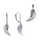 Set aksesorё Brilio Silver Angel Wings SET213W, vathё + varёse