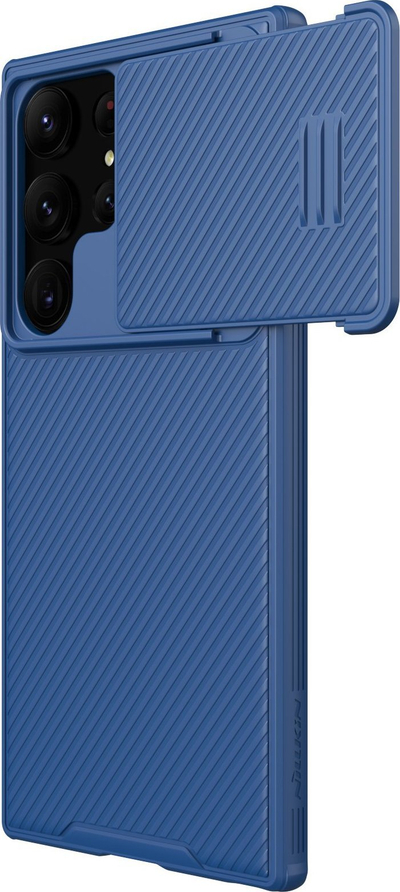 Mbrojtëse telefoni Nillkin CamShield S për Samsung Galaxy S23 Ultra, magnetike, kapak kamere me sustë, blu