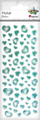 Ngjitëse dekorative Titanum Foil Stickers Hearts, set me 78 copë, zemra, ngjyrë mente