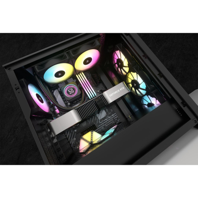 Ftohës me ujë Corsair CW-9060074-WW, 12 cm, i zi