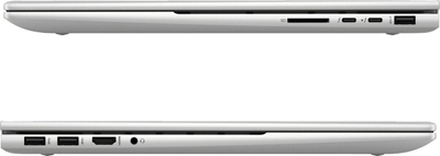 Laptop HP Envy 17-CR1005CL, 17.3\", Intel Core i7-1355U, 32GB RAM, 1TB SSD, ngjyrë argjendi