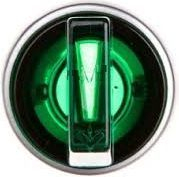 Buton elektrik Spamel, 22mm, i gjelbër