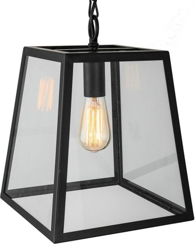 Llambadar varese Netlighting industrial retro, 1xE27 60W, metal me xham, i zi mat