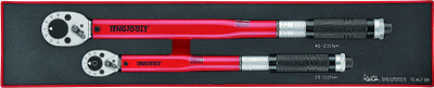 Set çelësa dinamometrikë Teng Tools TEX1238, 3/8" 110 Nm, 1/2" 210 Nm