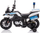 Motoçikletë policie me bateri Lean Cars JT5002B, 12V, me drita LED, e bardhë