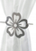 Kapëse perde metalike Petaly, 15 cm, gri