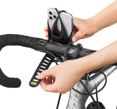 Mbajtëse telefoni për biçikletë BONE Bike Tie 4, 4.7-7.2", e zezë