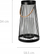 Fener për qiri PROGARDEN KO-QD1000180, metal, 34 cm, i zi