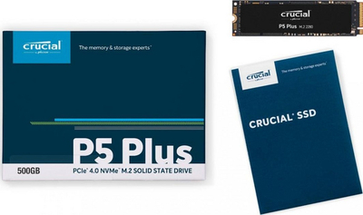 Hard disk SSD Crucial P5 Plus, M.2, 500GB 