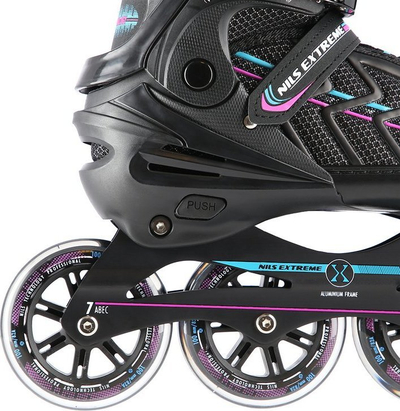 Patina inline Nils Extreme NA1128, ABEC7, numri 43–45, e zezë