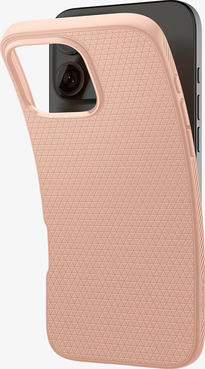 Kapak telefoni Spigen Liquid Air, për iPhone 16 Pro Max, TPU, rozë titanium