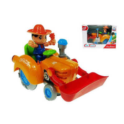 Lodër eskavator HIPO Dancing HD956, 22cm, me drita e tinguj, shumëngjyrësh