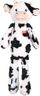 Lodër pelushi për qen Zolux Furry Farm Cow, 60cm, me fishkëllimë, bardh e zi